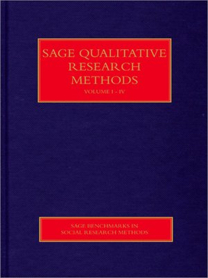 cover image of SAGE Qualitative Research Methods